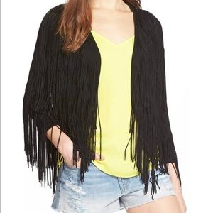 Ella Moss | All over fringe cardigan XS